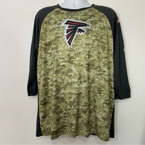 Atlanta Falcon Mens Size XXLARGE Salute To Service Shirt